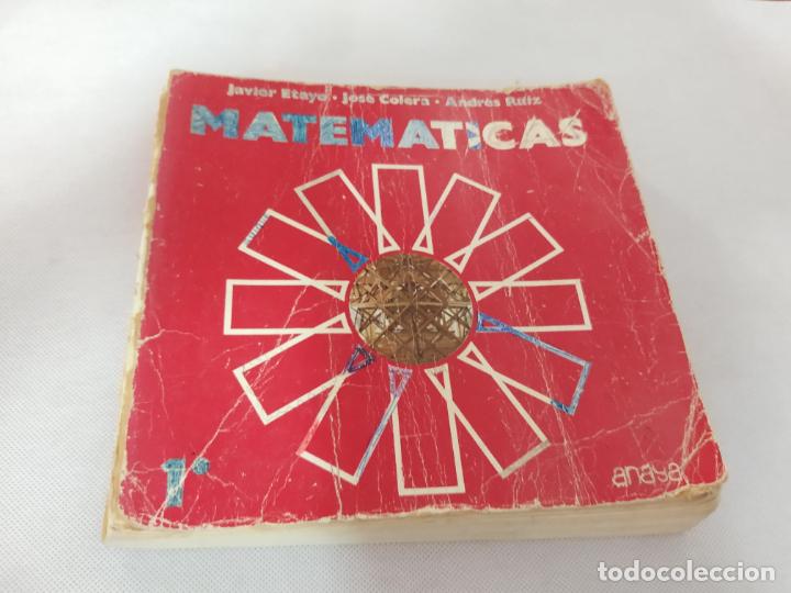 Libros de segunda mano: M69 Libro matem&aacute;ticas 1 BUP. Anaya. - Foto 1
