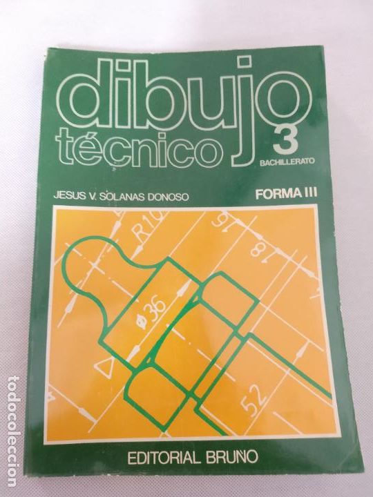 Libros de segunda mano: M69 Libro Dibujo t&eacute;cnico. 3&ordm; BUP. Ed. Bru&ntilde;o. - Foto 1