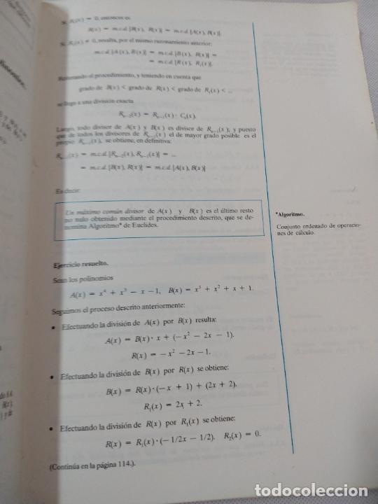 Libros de segunda mano: M69 Libro de Matem&aacute;ticas. Signo I. 1&ordm; BUP. Bru&ntilde;o. - Foto 2