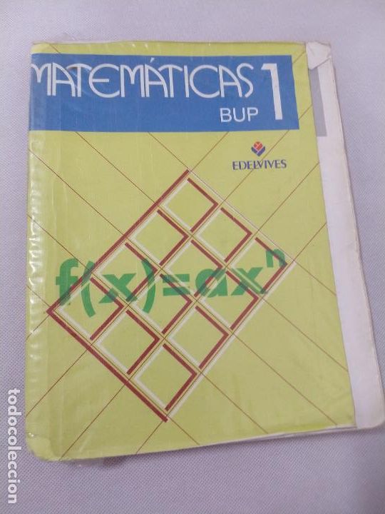 Libros de segunda mano: M69 Libro de Matem&aacute;ticas. 1&ordm; BUP. Edelvives. - Foto 1