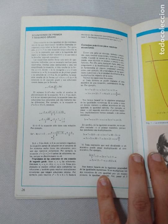 Libros de segunda mano: M69 Libro de Matem&aacute;ticas. Biblioteca pr&aacute;ctica del estudiante. Club internacional del libro. - Foto 5