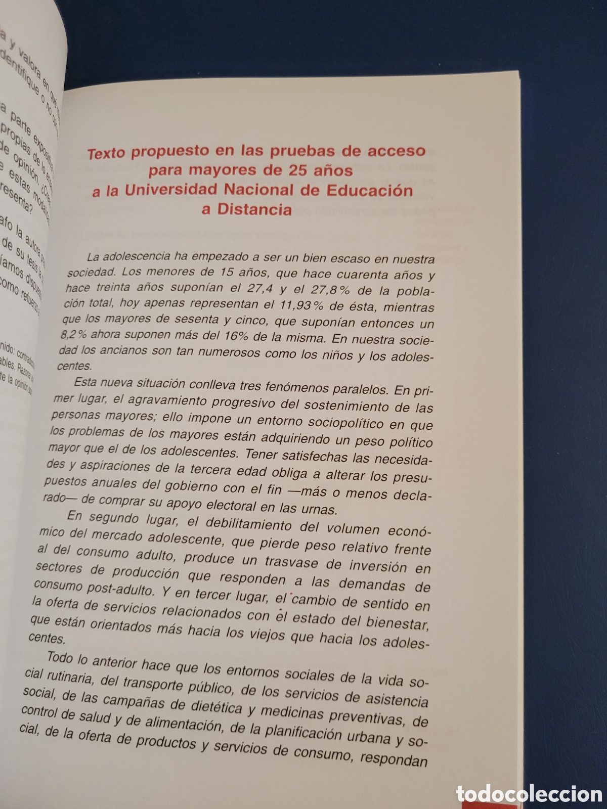 Libros de segunda mano: EL COMENTARIO DE TEXTO EN LAS PRUEBAS DE ACCESO # EDITORIAL COLOQUIO 2008 - Foto 7