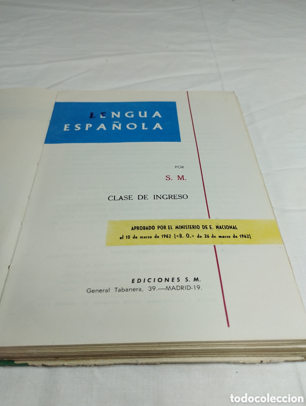 Libros de segunda mano: Lengua espa&ntilde;ola. Ediciones SM, 1962 KKB - Foto 3