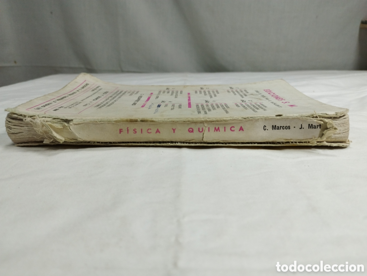 Libros de segunda mano: F&iacute;sica y qu&iacute;mica, cuarto curso. Ediciones SM, 1960 KKB - Foto 2