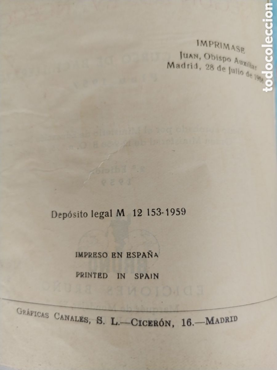 Libros de segunda mano: TEXTO DE RELIGION a&ntilde;o 1959 - Foto 2
