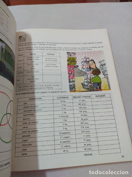 Libros de segunda mano: M69 Libro Matem&aacute;ticas. 5&ordm; EGB. A&ntilde;os 80. Ed. Teide - Foto 4
