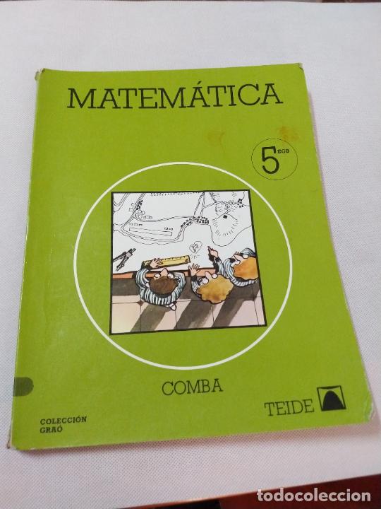 Libros de segunda mano: M69 Libro Matem&aacute;ticas. 5&ordm; EGB. A&ntilde;os 80. Ed. Teide - Foto 1