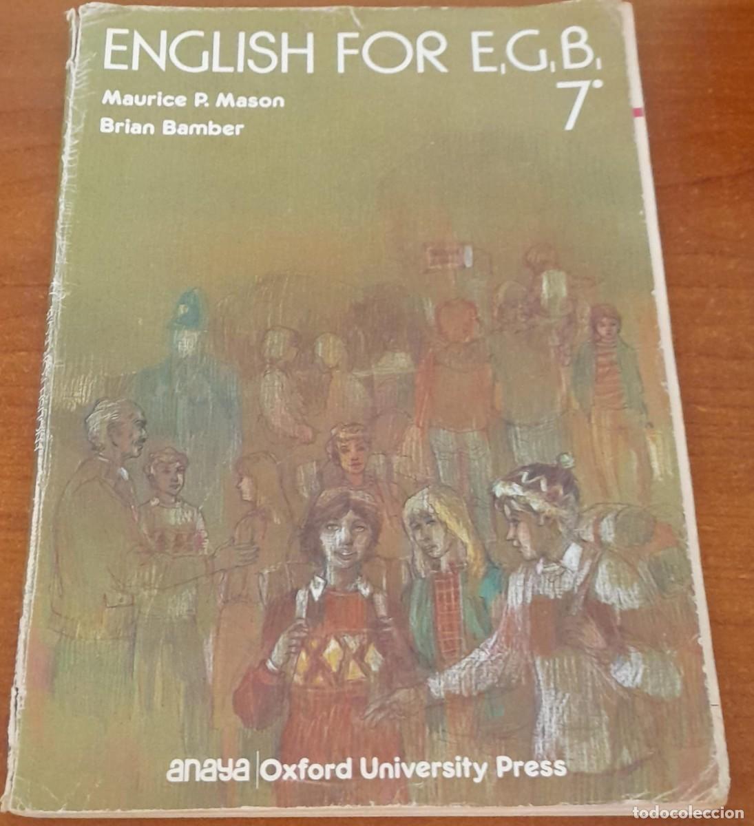 Libros de segunda mano: ENGLISH FOR EGB 7, ED. ANAYA, 1981 - Foto 1