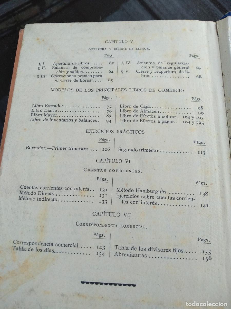 Libros de segunda mano: CURSO ELEMENTAL DE TENEDURIA DE LIBROS, G.M.Bru&ntilde;o, Libro del alumno. - Foto 5
