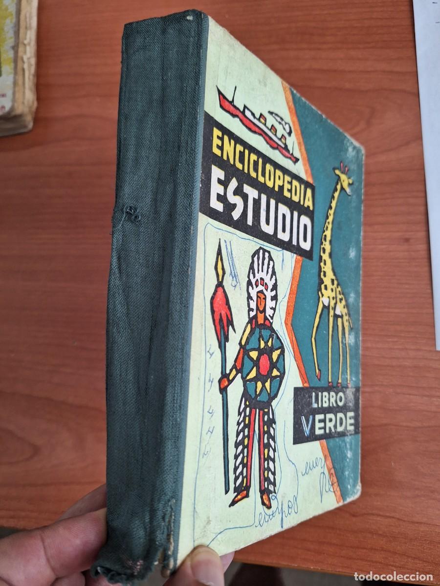Libros de segunda mano: Enciclopedia estudio, libro verde - Foto 2