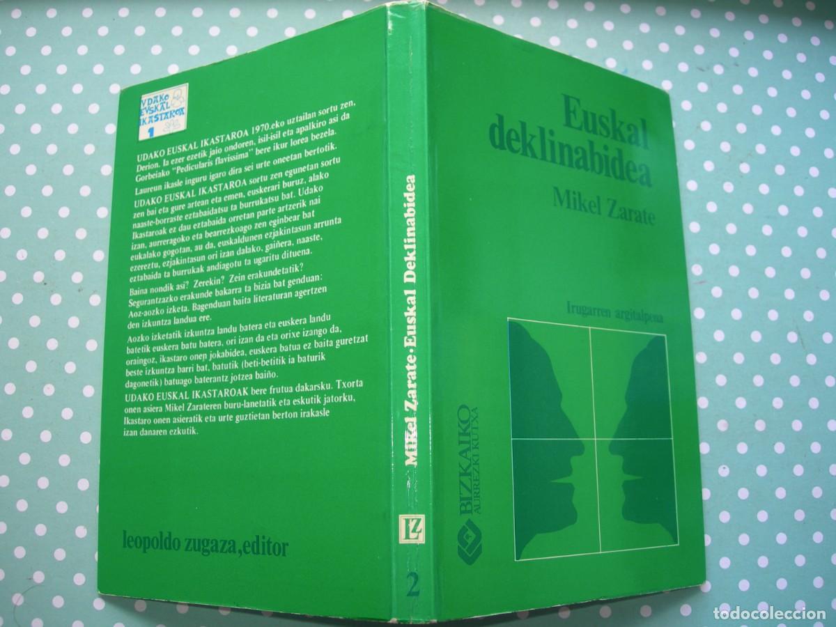 Libros de segunda mano: EUSKAL DEKLIABIDEA / MIKEL ZARATE / GRAM&Aacute;TICA / EUSKERA - Foto 1