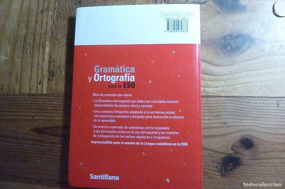 Libros de segunda mano: Gramatica y Ortograf&iacute;a. Santillana 2004 - Foto 2