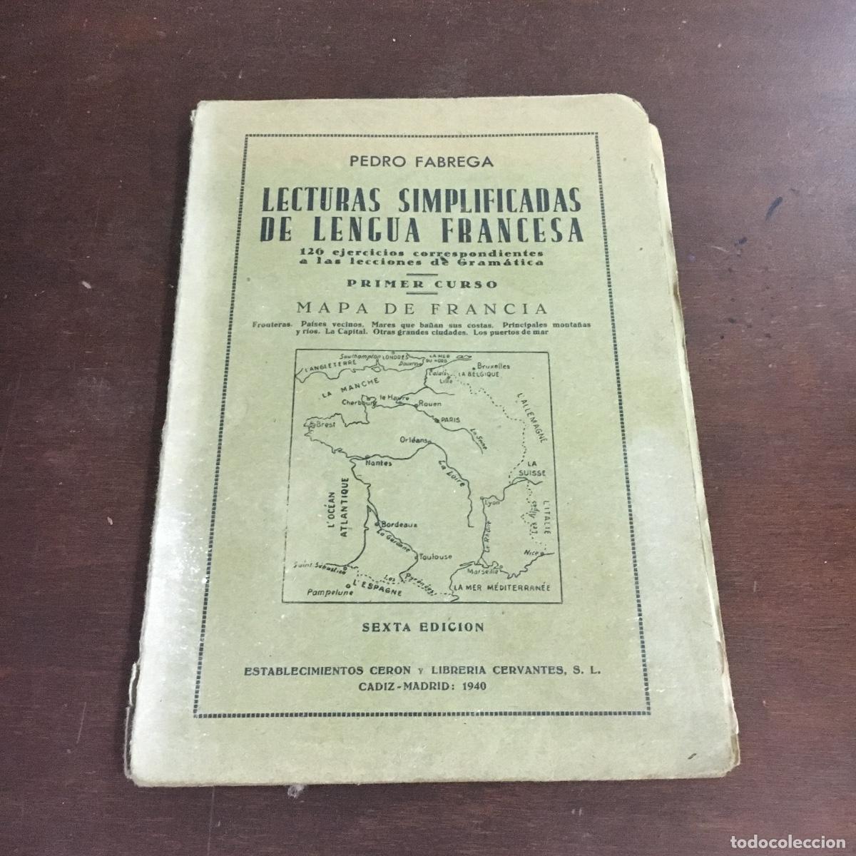 Libros de segunda mano: LECTURAS SIMPLIFICADAS DE LENGUA FRANCESA. PEDRO F&Aacute;BREGA. REF: 1582 - Foto 1