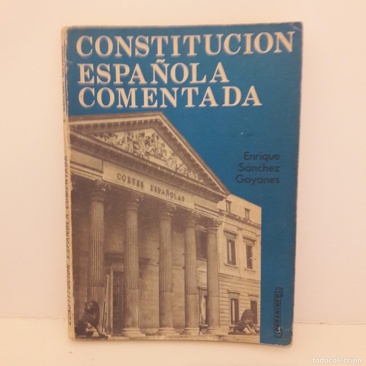 Libros de segunda mano: Libro Constituci&oacute;n Espa&ntilde;ola comentada - Foto 1