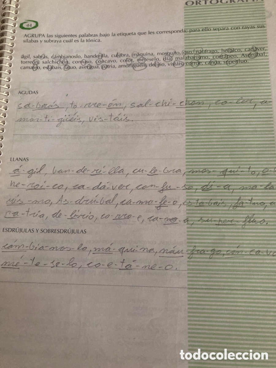 Libros de segunda mano: Ortograf&iacute;a activa 1993 EDELVIVES. - Foto 3