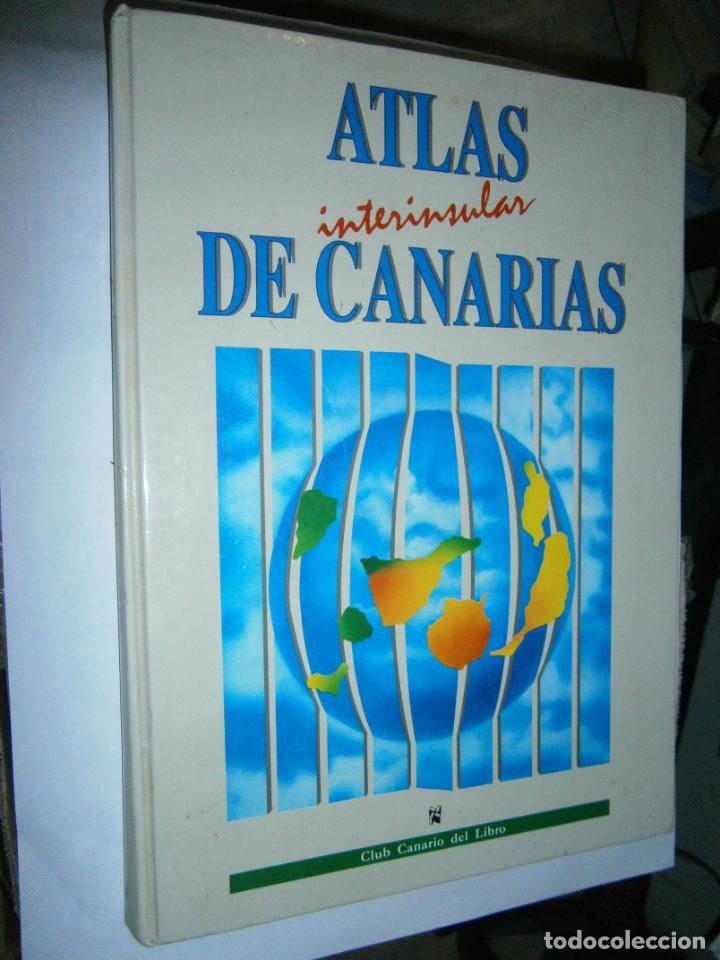 Libros de segunda mano: ANTIGUO LIBRO DE TEXTO - ATLAS DE CANARIAS - INTERINSULAR - CG10 - Foto 1