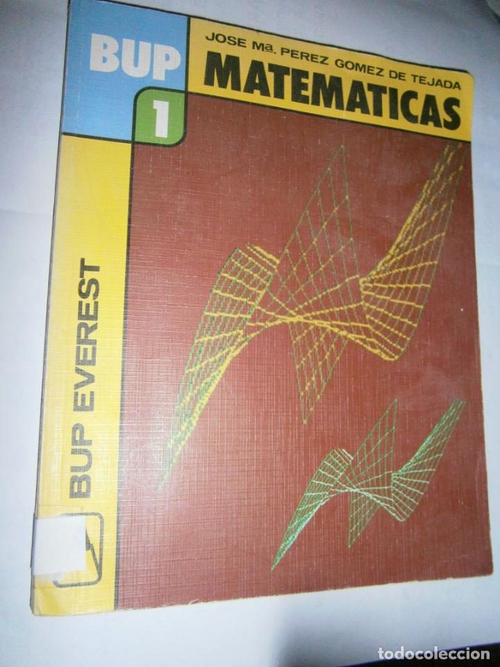 Libros de segunda mano: ANTIGUO LIBRO DE TEXTO - MATEMATICAS 1&ordm; BUP - CG10 - Foto 1