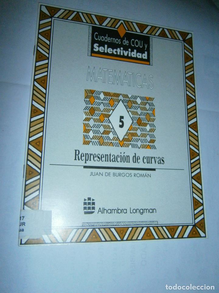 Libros de segunda mano: ANTIGUO LIBRO DE TEXTO - CUADERNOS DE MATEMATICA DE COU Y SELECTIVIDAD - CG10 - Foto 1