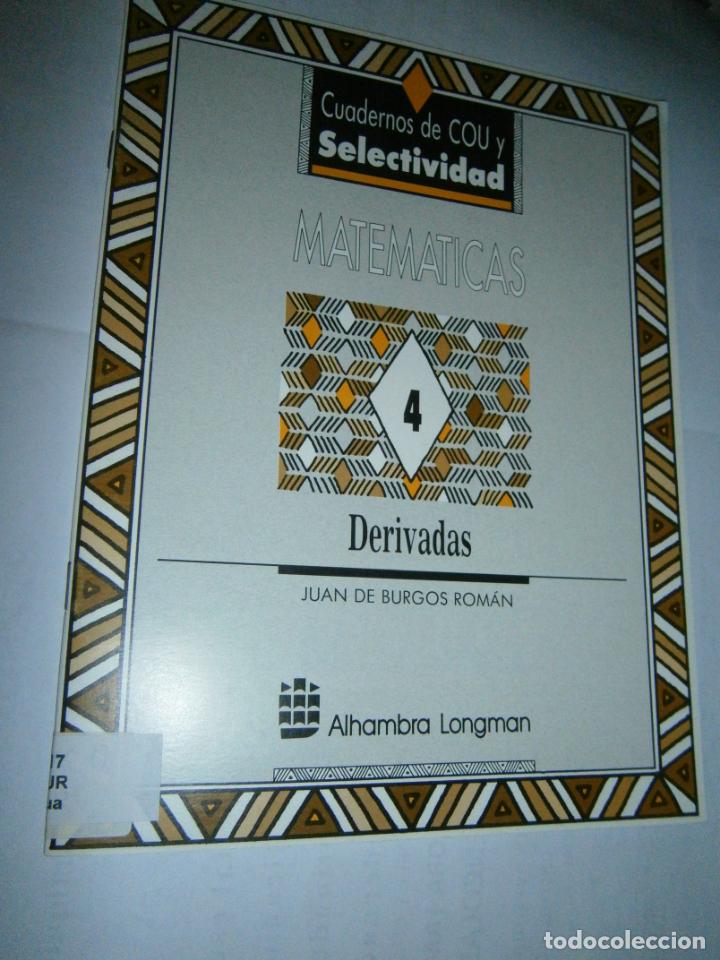 Libros de segunda mano: ANTIGUO LIBRO DE TEXTO - CUADERNOS DE MATEMATICA DE COU Y SELECTIVIDAD - CG10 - Foto 1