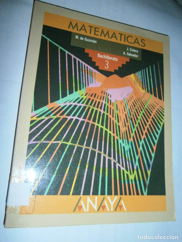 Libros de segunda mano: ANTIGUO LIBRO DE TEXTO - MATEMATICAS 3&ordm; BACHILLERATO - Foto 1