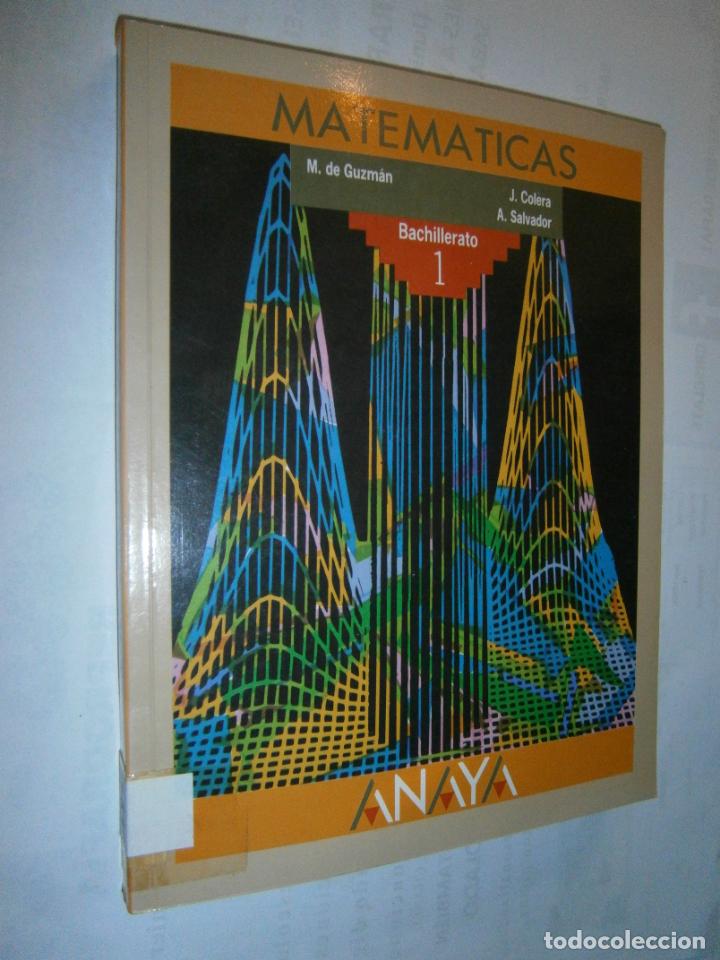 Libros de segunda mano: ANTIGUO LIBRO DE TEXTO - MATEMATICAS 1&ordm; BACHILLERATO - CG11 - Foto 1