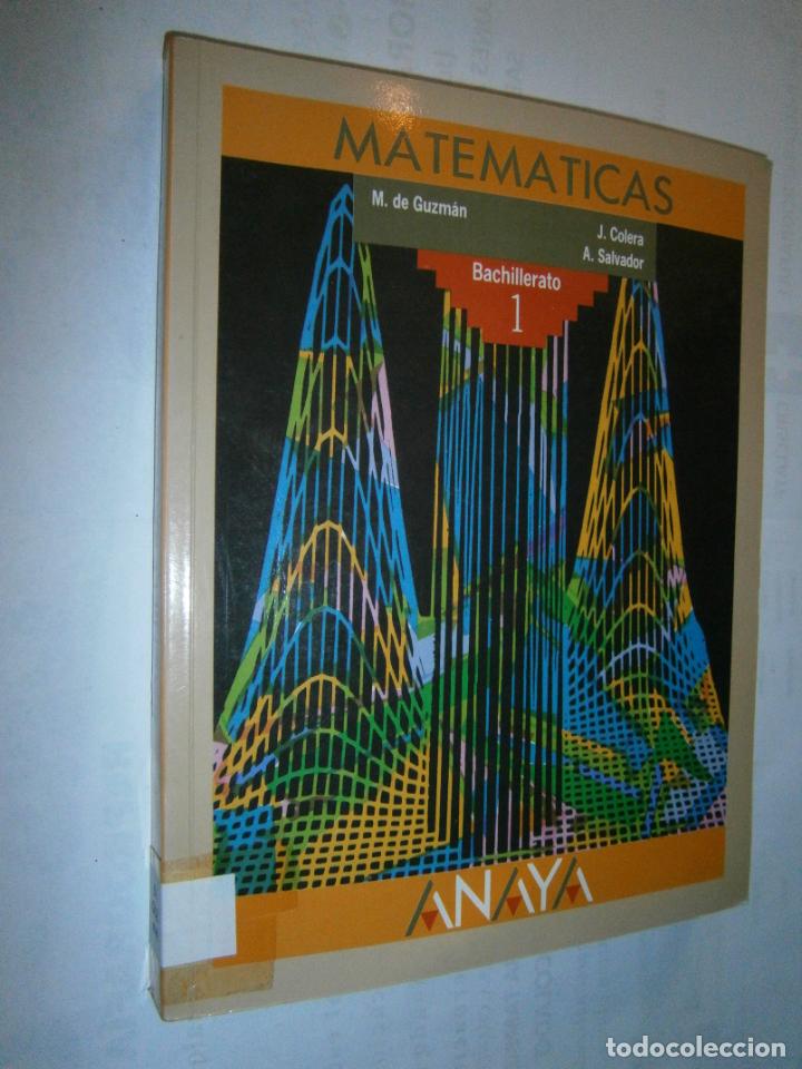 Libros de segunda mano: ANTIGUO LIBRO DE TEXTO - MATEMATICAS 1&ordm; BACHILLERATO - CG11 - Foto 1
