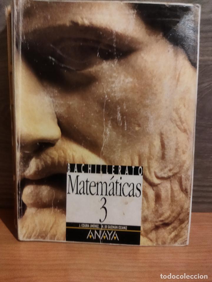 Libri di seconda mano: Matem&aacute;ticas 3 bachillerato