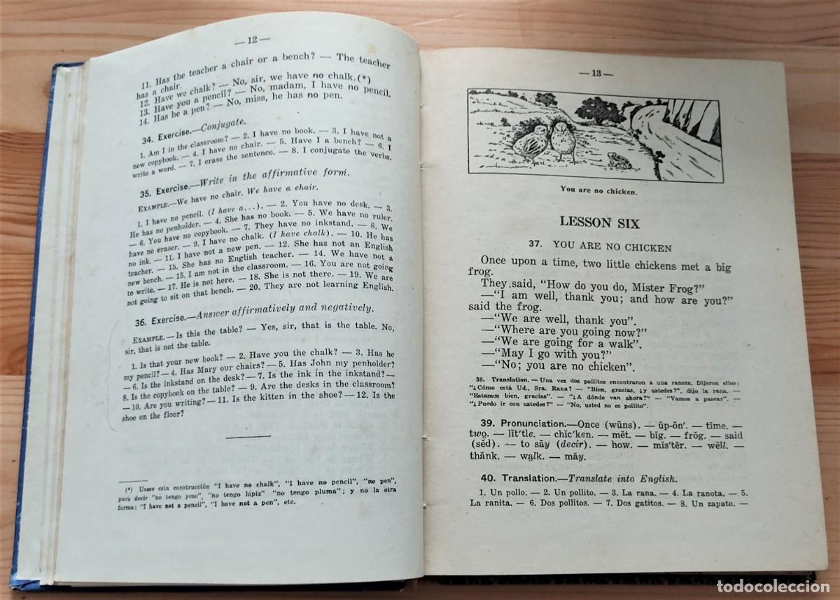 Libros de segunda mano: M&Eacute;TODO DE INGL&Eacute;S, SEGUNDO GRADO - EDELVIVES A&Ntilde;O 1944 - Foto 4
