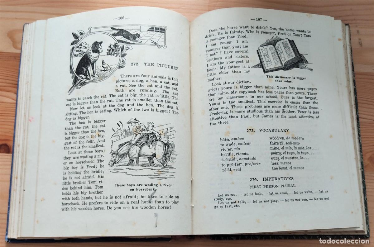 Libros de segunda mano: M&Eacute;TODO DE INGL&Eacute;S, SEGUNDO GRADO - EDELVIVES A&Ntilde;O 1944 - Foto 6