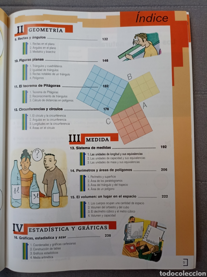 Libros de segunda mano: Matem&aacute;ticas. 1⁰ Ed Secundaria. Gauss. SM - Foto 3