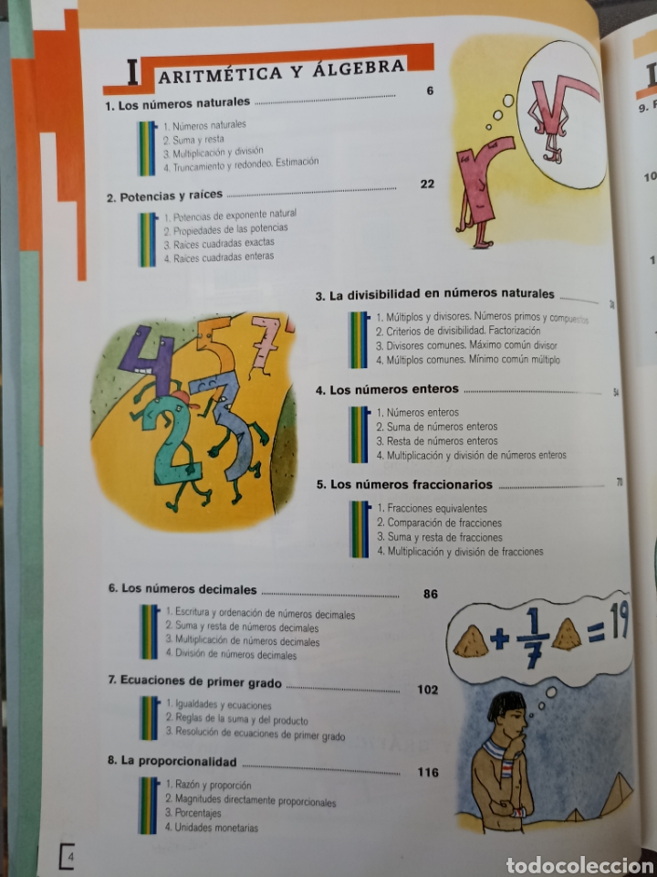 Libros de segunda mano: Matem&aacute;ticas. 1⁰ Ed Secundaria. Gauss. SM - Foto 2