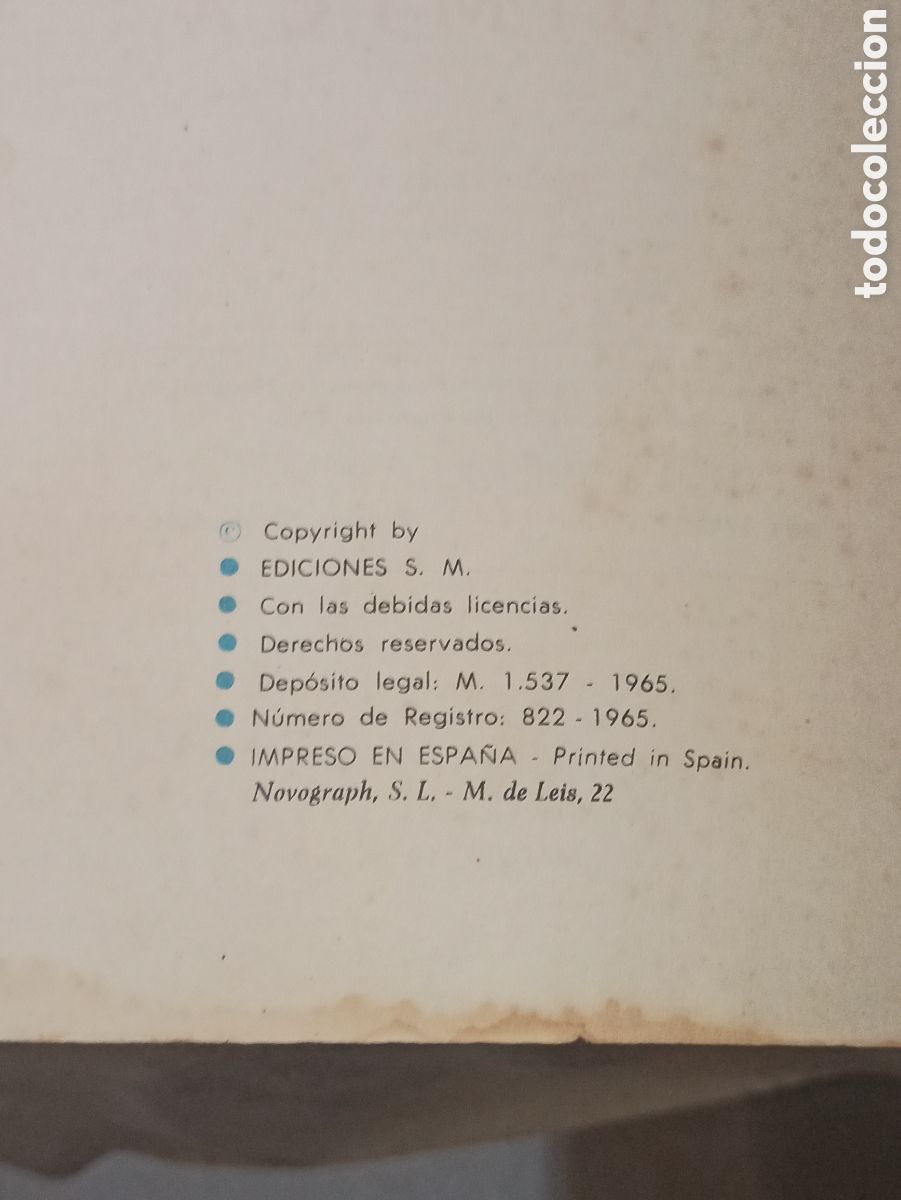 Libros de segunda mano: FISICA Y QU&Iacute;MICA, CUARTO CURSO. A&Ntilde;O 1965 - Foto 3