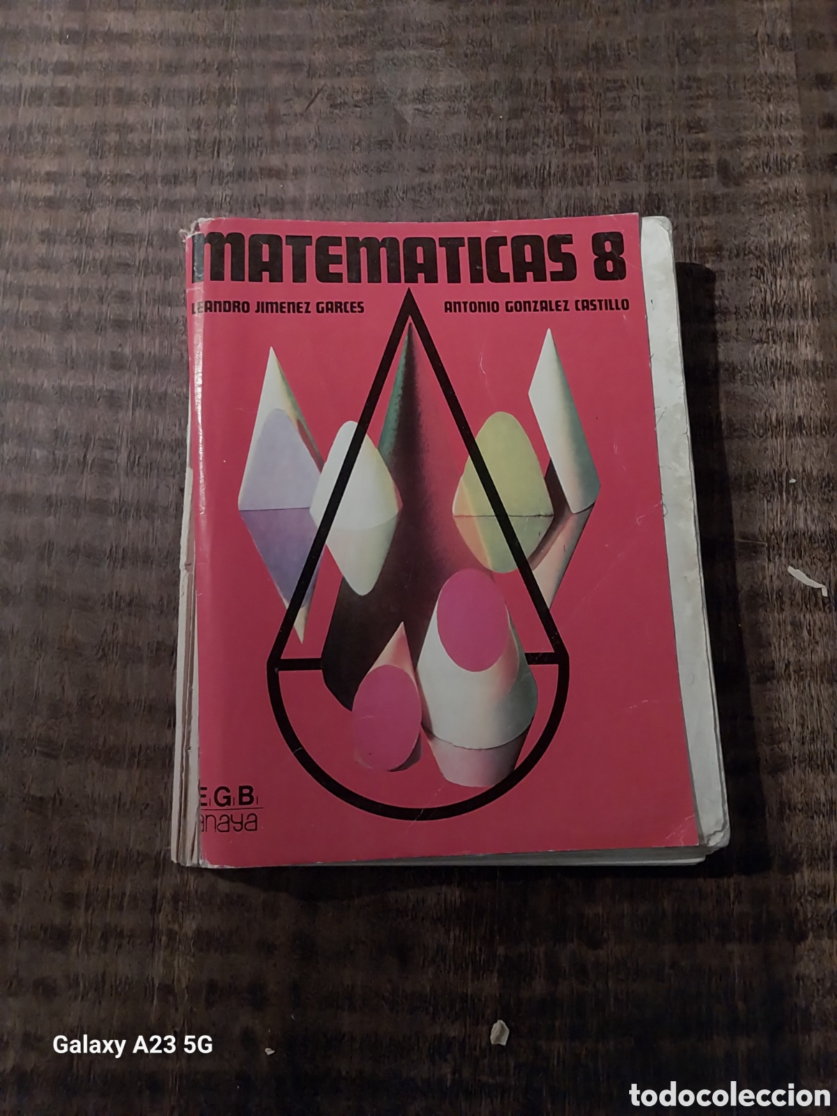 Libros de segunda mano: MATEM&Aacute;TICAS 8. LEANDRO JIM&Eacute;NEZ. E.G.B ANAYA - Foto 1