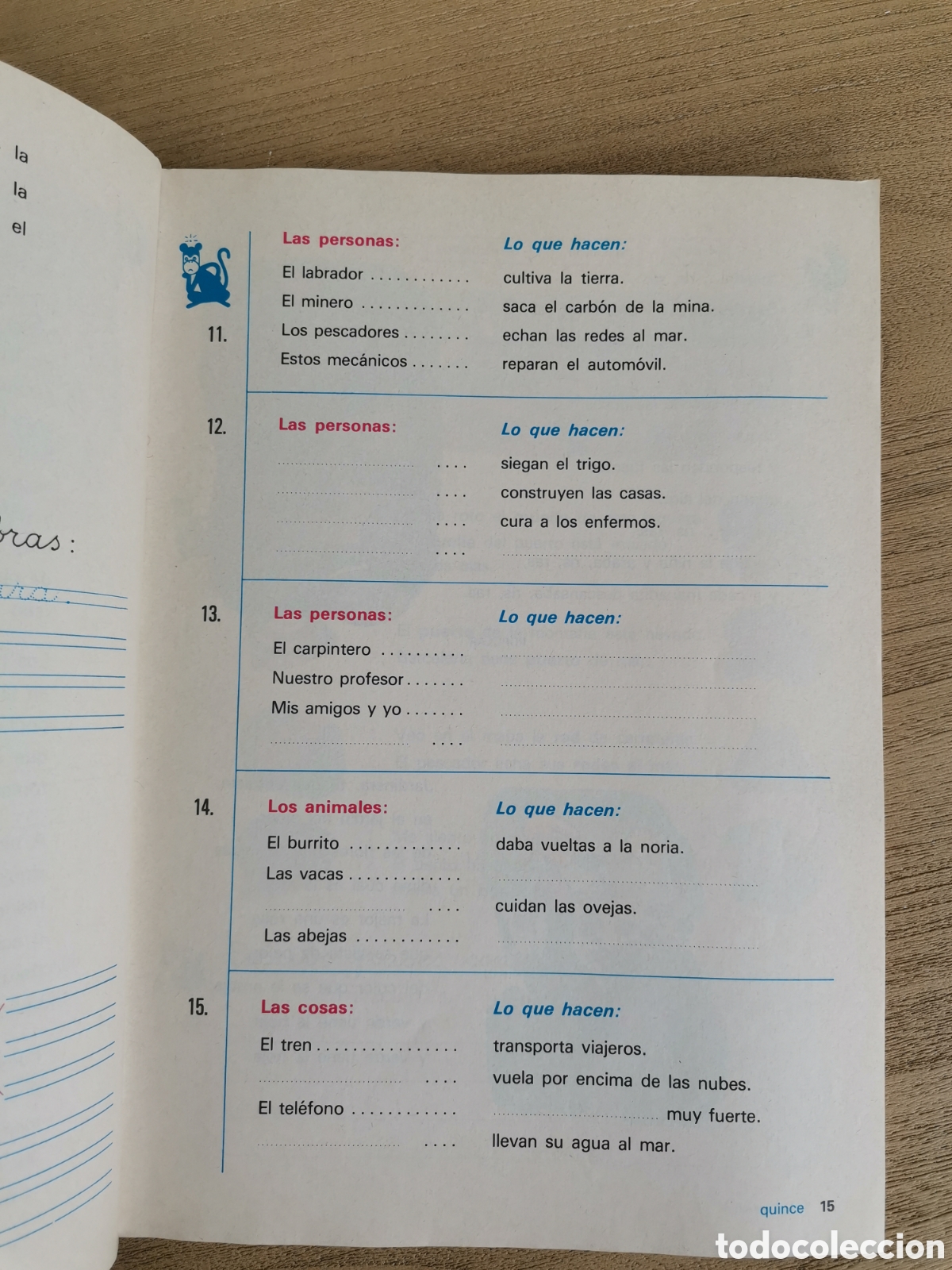Libros de segunda mano: Lenguaje. Aula de las palabras EGB 2. Edelvives - Foto 5