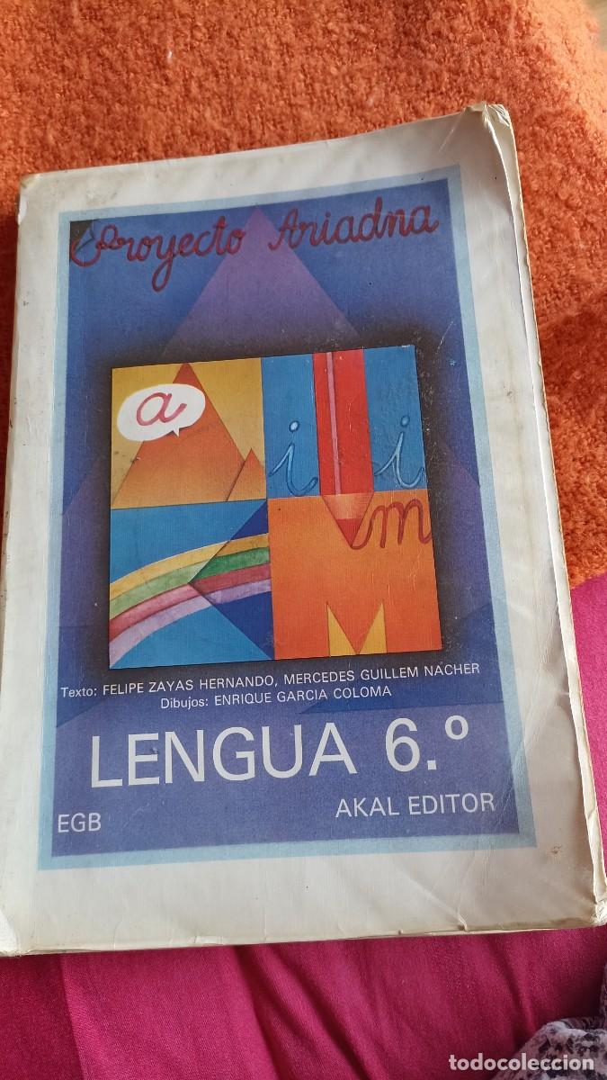 Libri di seconda mano: Lengua espa&ntilde;ola 6&deg; EGB Proyecto Ariadna
