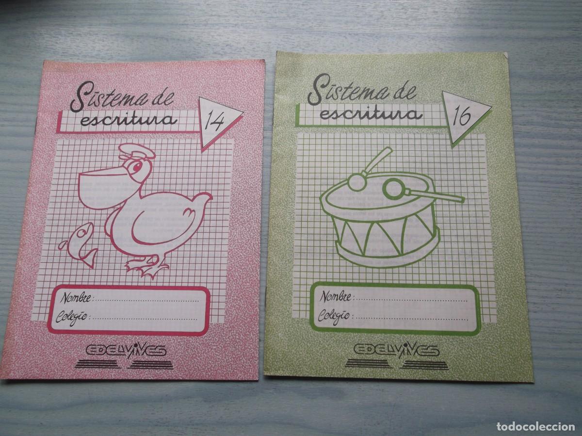 Libros de segunda mano: 6 CUADERNOS ESCRITURA EDELVIVES - Foto 2