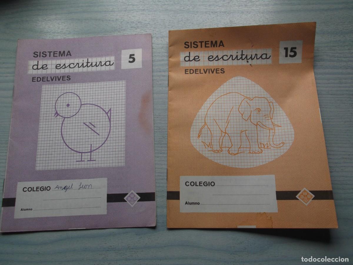 Libros de segunda mano: 6 CUADERNOS ESCRITURA EDELVIVES - Foto 4
