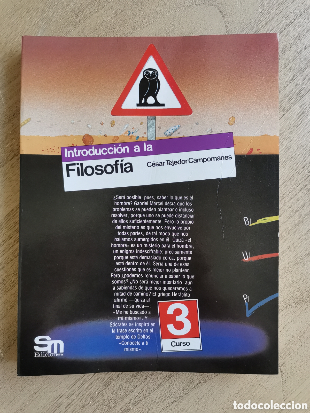 Libros de segunda mano: Introducci&oacute;n a la filosof&iacute;a 3. C&eacute;sar Tejedor. SM - Foto 1