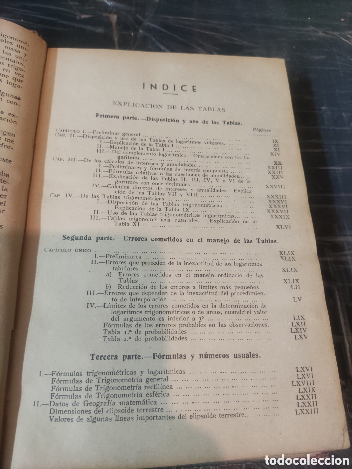 Libros de segunda mano: Tablas de Logaritmos. - Foto 3