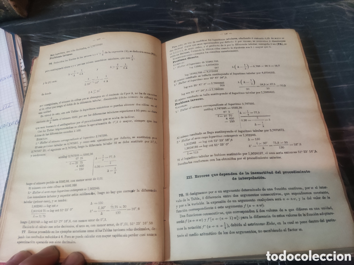 Libros de segunda mano: Tablas de Logaritmos. - Foto 6