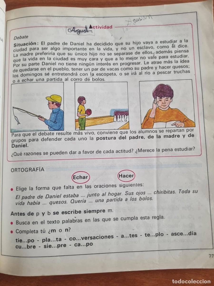 Libros de segunda mano: HABLAR, 5&deg; E.G.B. ED: ANAYA. BARCELONA,1982 - Foto 8