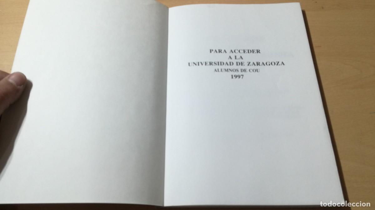 Libros de segunda mano: PARA ACCEDER A LA UNIVERSIDAD DE ZARAGOZA / / ALL23 - Foto 4