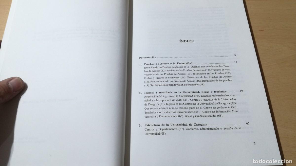 Libros de segunda mano: PARA ACCEDER A LA UNIVERSIDAD DE ZARAGOZA / / ALL23 - Foto 7