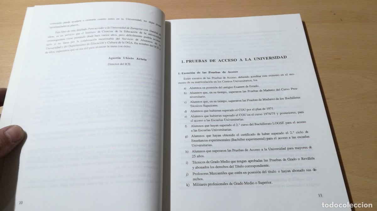 Libros de segunda mano: PARA ACCEDER A LA UNIVERSIDAD DE ZARAGOZA / / ALL23 - Foto 9