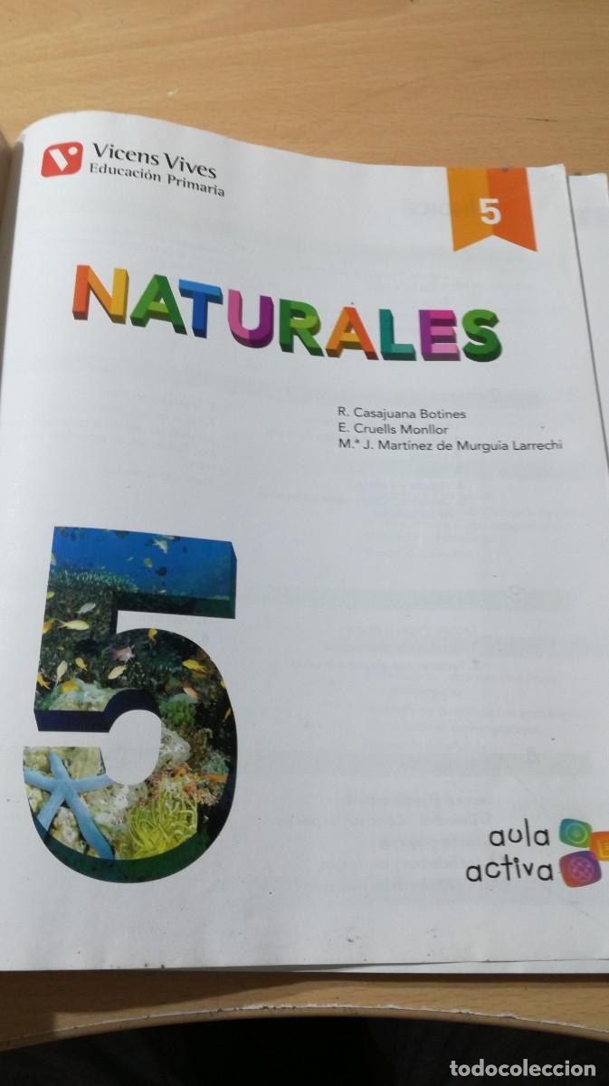 Libros de segunda mano: NATURALES 5 / VICENS VIVES / ALL37 - Foto 4