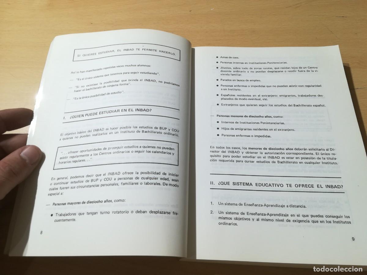 Libros de segunda mano: LIBRO BLANCO DEL ALUMNO BUP / INBAD / ALL-76 - Foto 7
