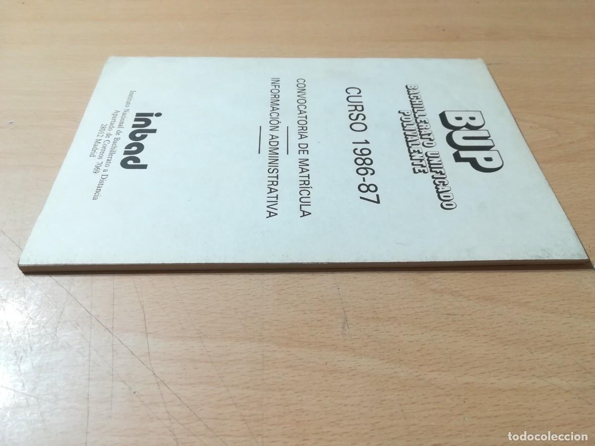 Libros de segunda mano: CURSO 86-87 BUP / / ALL-95 - Foto 3