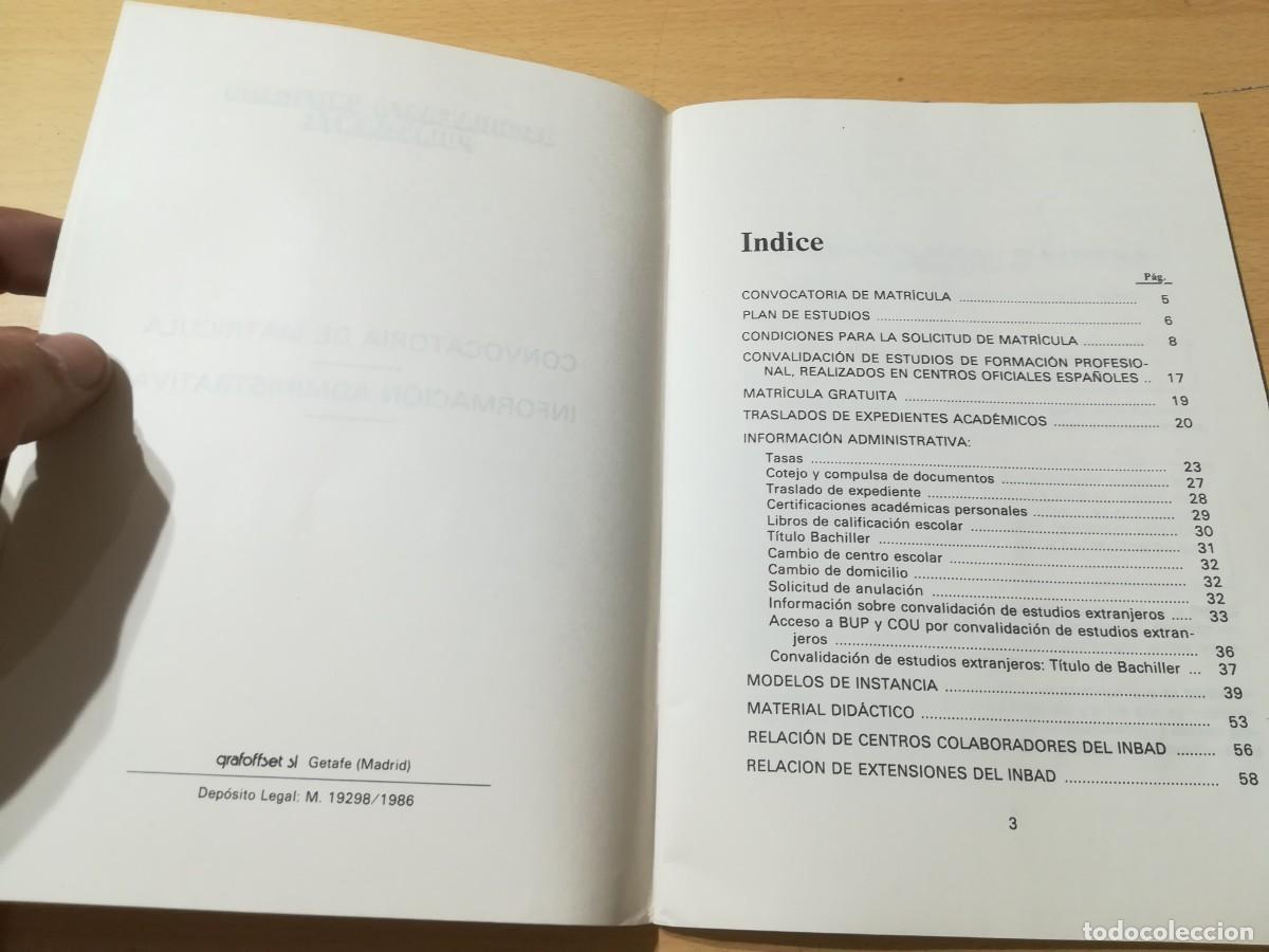 Libros de segunda mano: CURSO 86-87 BUP / / ALL-95 - Foto 6