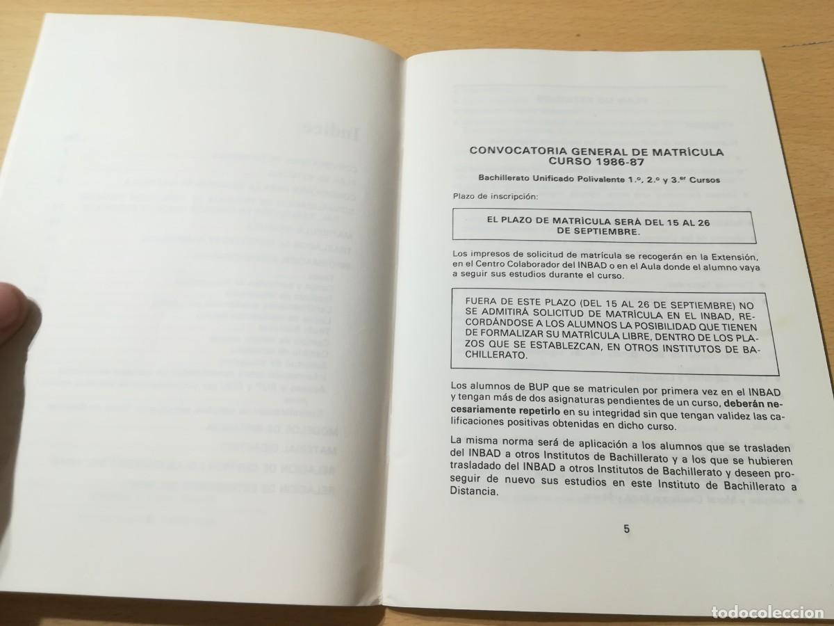 Libros de segunda mano: CURSO 86-87 BUP / / ALL-95 - Foto 7