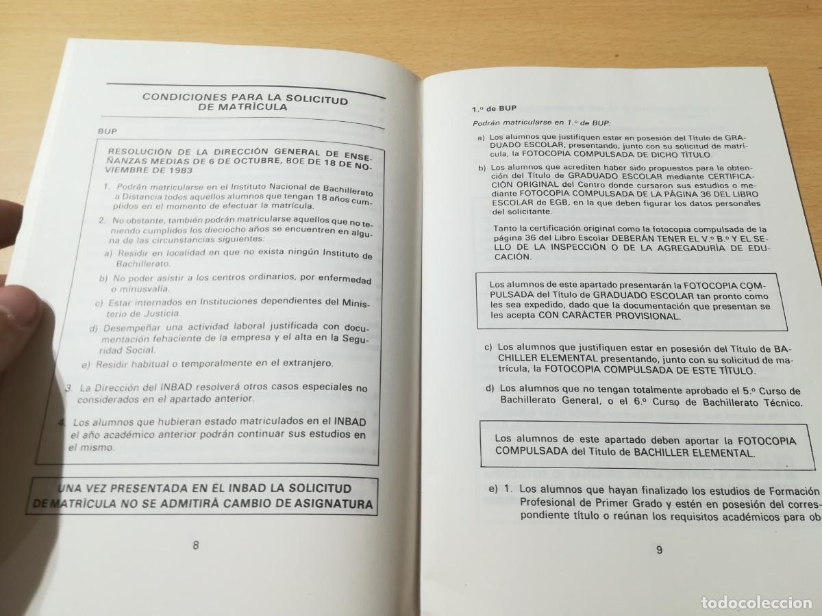 Libros de segunda mano: CURSO 86-87 BUP / / ALL-95 - Foto 9